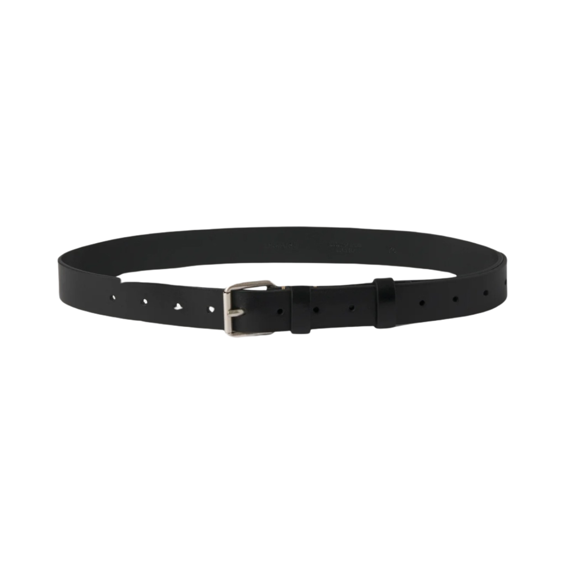 르메르 베지터블 탠 레더 리버스 벨트 30 블랙(Lemaire Vegetable Tanned Leather Reversed Belt 30 Black)