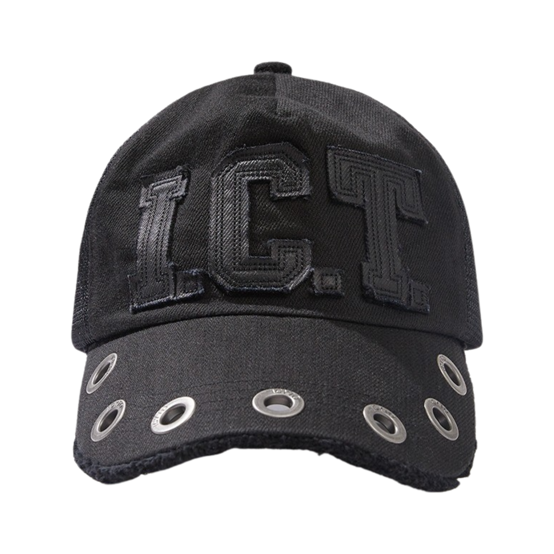 아이시토 아이시티 아일렛 트러커 캡 블랙(Icyto I.C.T. Eyelet Trucker Cap black)