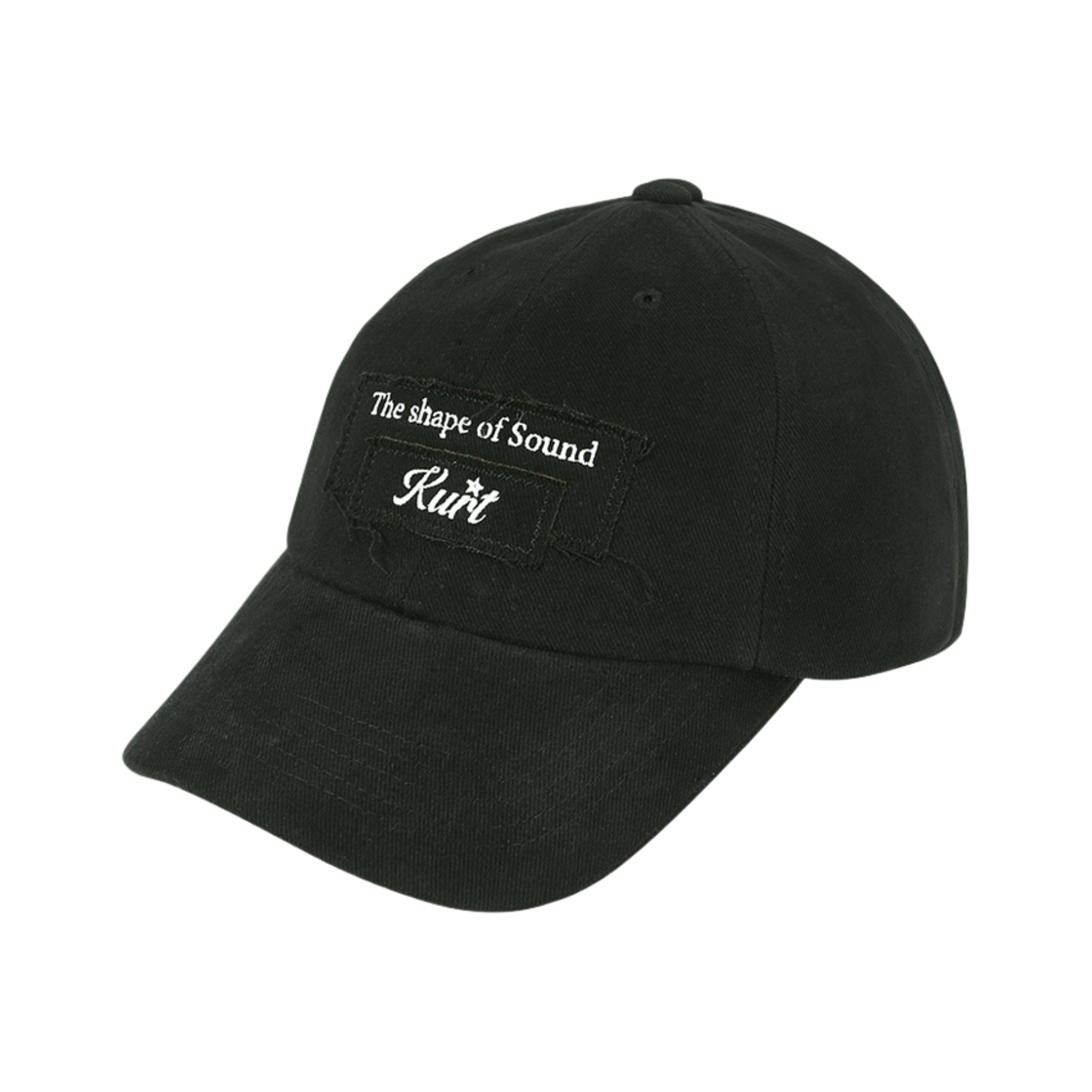 aaa441u(BLACK) ADSB Andersson Bell Unisex Double Patch Cap Black