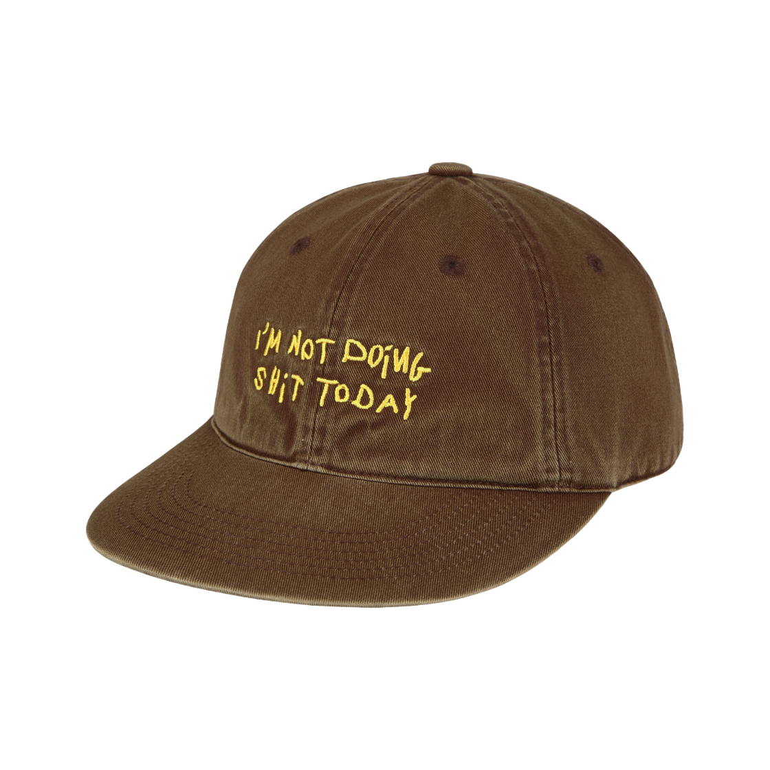 홈리스 레터링 캡 브라운(Hommless Lettering Cap Brown)