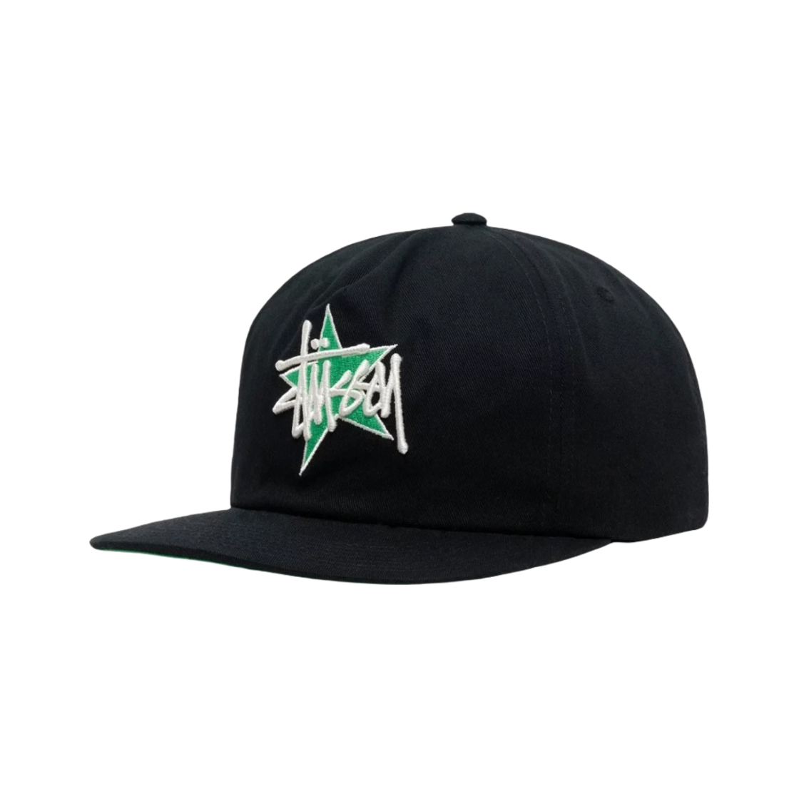 ★韓国の人気【Stussy】★Stu Arch Strapback Ca.p★True Black Stussy Stu Arch Strapback Cap True Black / Express / Genuine