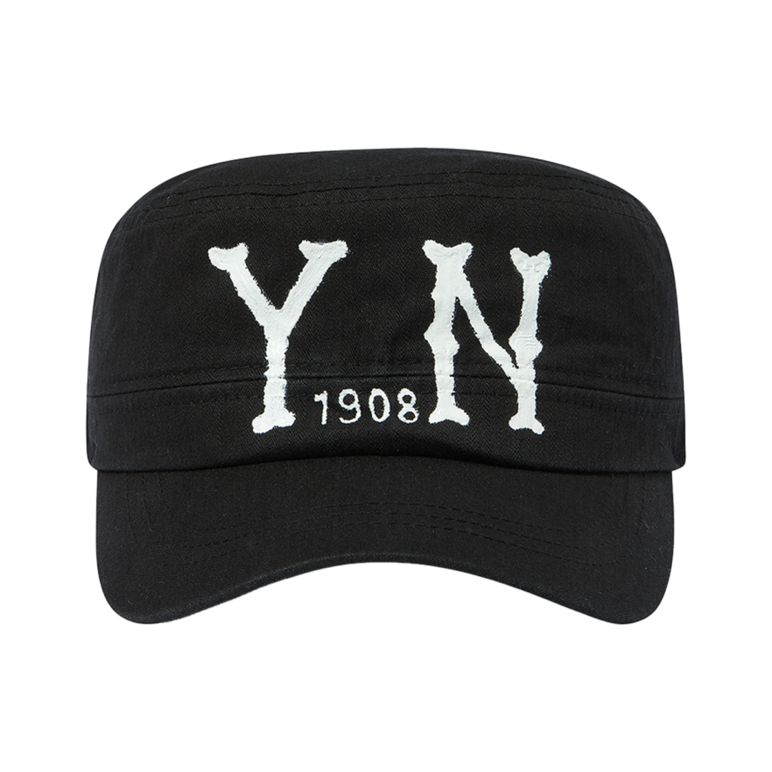 NV25SPCA02BK N ARCHIVE Hand Printing Washing Cotton Military Cap Black