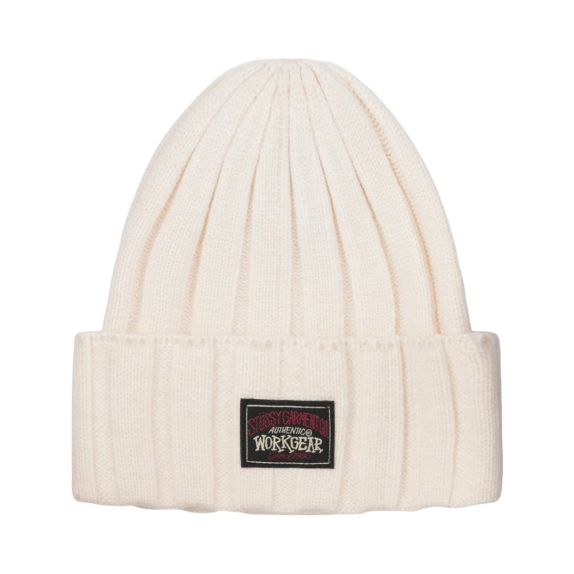 스투시 워크웨어 커프 비니 본(Stussy Workwear Cuff Beanie Bone) - 1