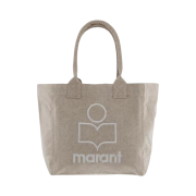 Isabel Marant Small Yenky Logo Tote Bag Beige