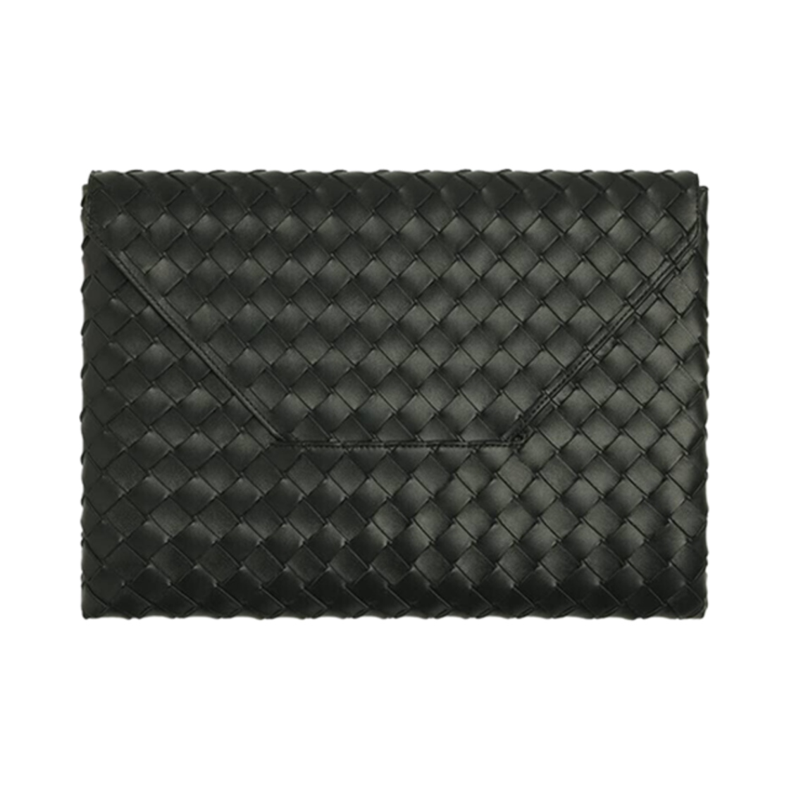 보테가 베네타 라지 오리가미 엔벨로프 파우치 다크 그린(Bottega Veneta Large Origami Envelope Pouch Dark Green) - 1