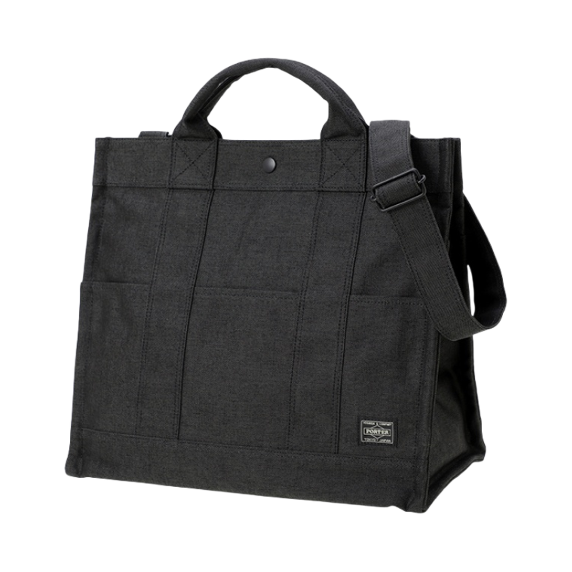 592-27627 Porter Smoky 2Way Tote Bag Black