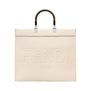 Fendi Sunshine Medium Leather Shopper Pale Pink