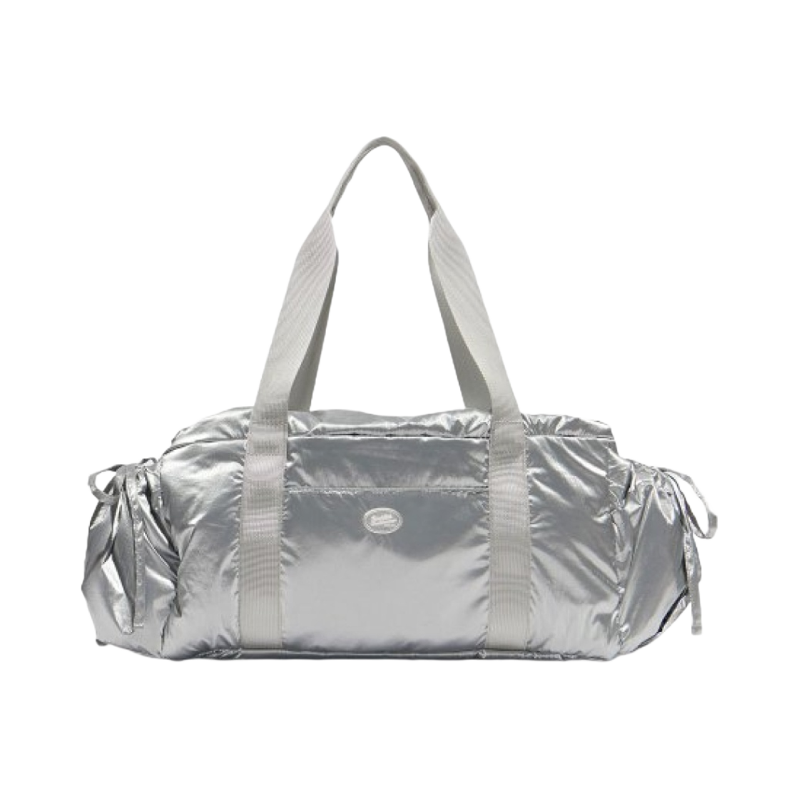 RF1HBBD3BG001 Rockfishweatherwear Side Ribbon Pocket Padding Duffle Bag Silver