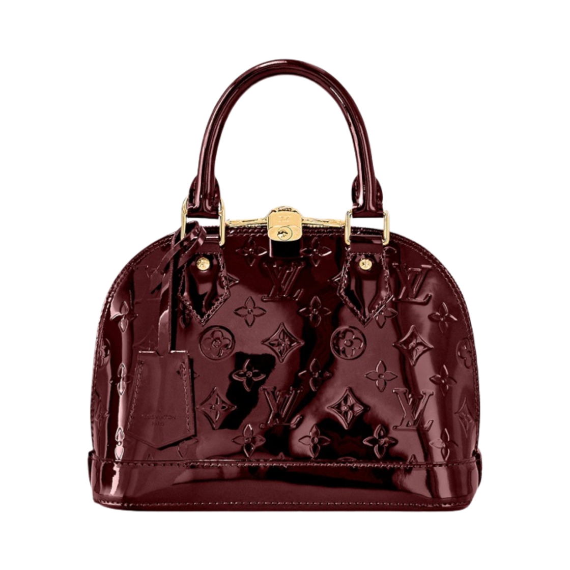 루이비통 알마 BB 모노그램 베르니 아마랑트 레드(Louis Vuitton Alma BB Monogram Vernis Amarante Red) - 1