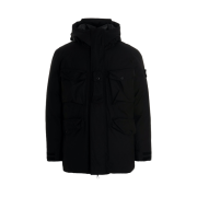 Stone Island 40330 Ripstop Gore-Tex Con Paclite Down Jacket Black - 21FW