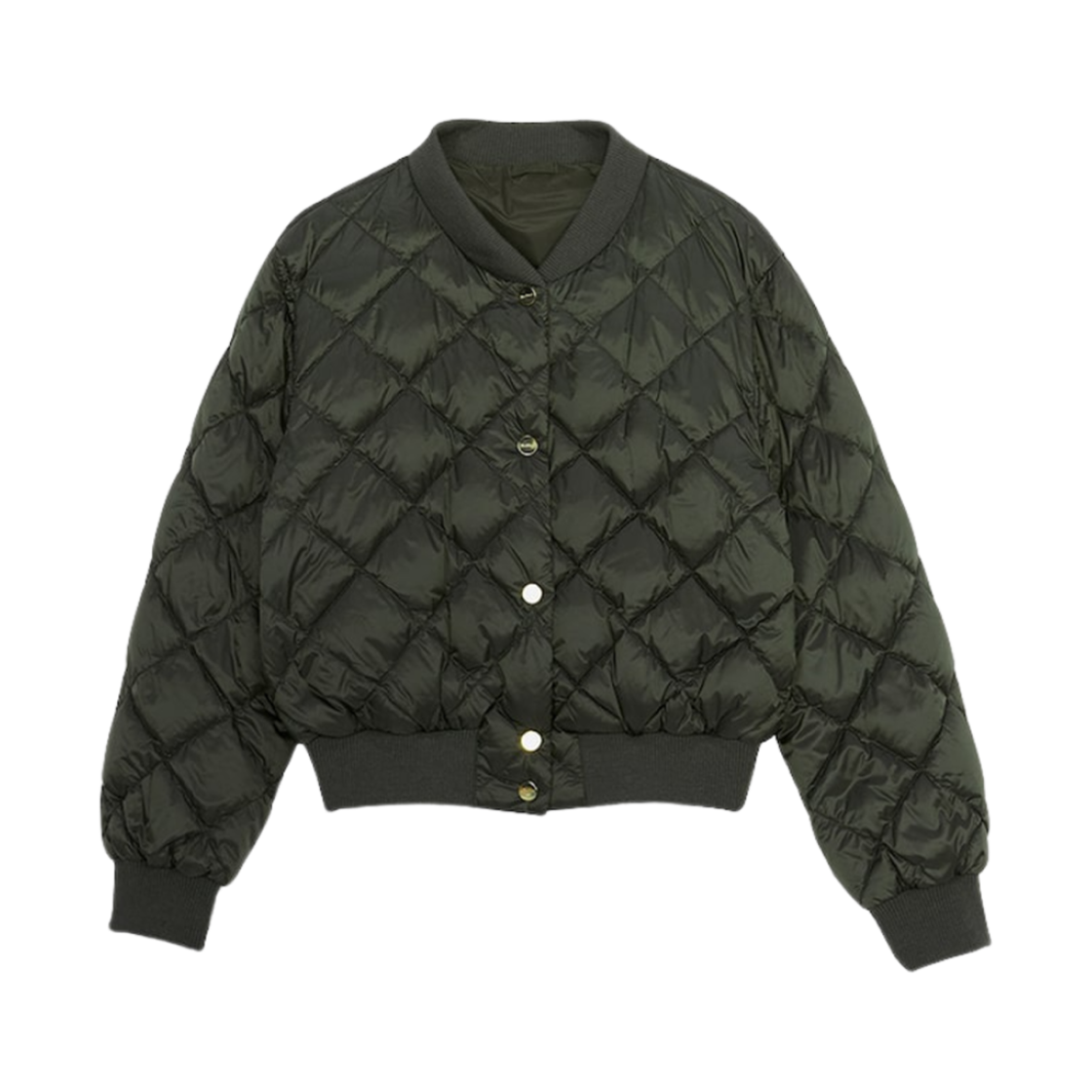 (W) 막스마라 더 큐브 비소프트 발수 리버시블 다운 자켓 카키((W) Max Mara The Cube Bsoft Water-Repellent Reversible Down Jacket Khaki)