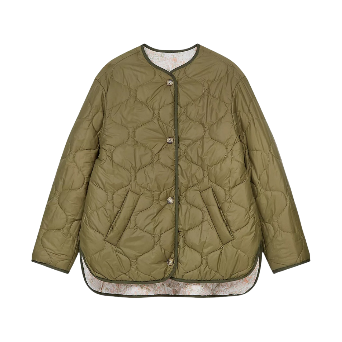 (W) 마쥬 브랜디노 리버시블 자켓 플레르 로즈((W) Maje Brandino Reversible Jacket Fleur Rose)