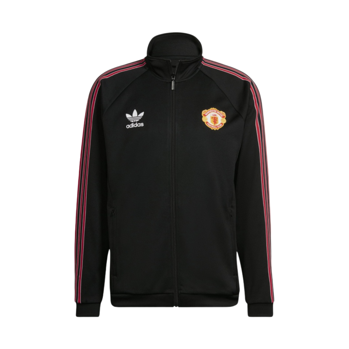 아디다스 맨체스터 유나이티드 트랙 탑 블랙 - KR 사이즈(Adidas Manchester United Track Top Black - KR Sizing)