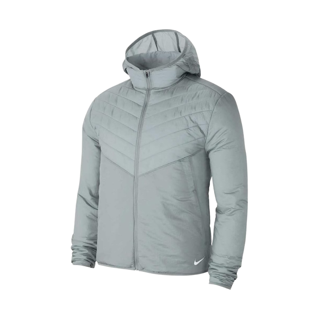 나이키 에어로레이어 리펠 후드 러닝 자켓 스모크 그레이 - 아시아(Nike Aerolayer Repel Hooded Running Jacket Smoke Grey - Asia)