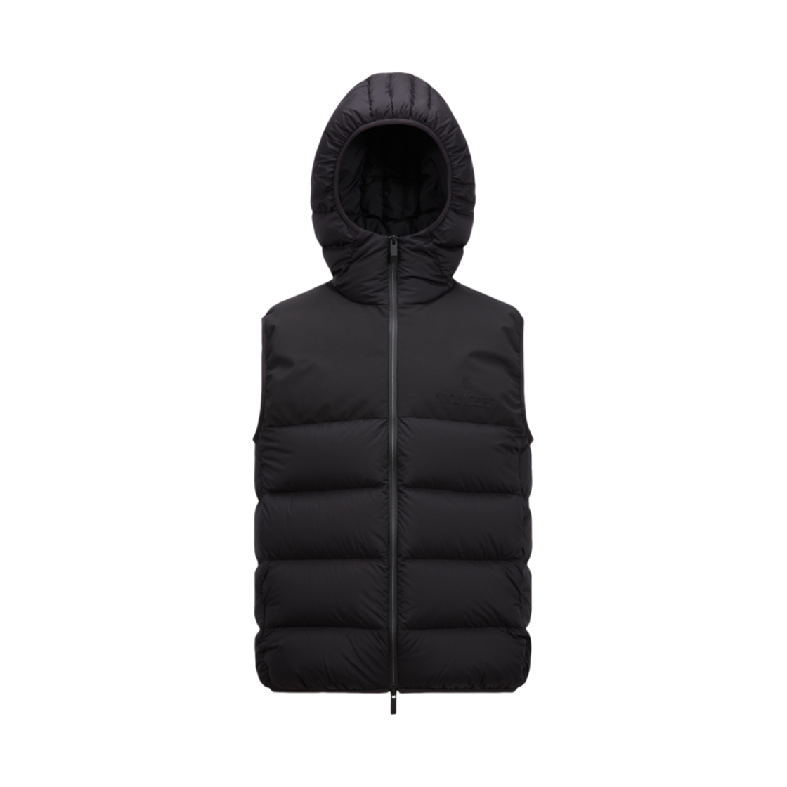 K1-091-1A00029-597YD-999 Moncler Bresse Hooded Down Vest Black - 25SS