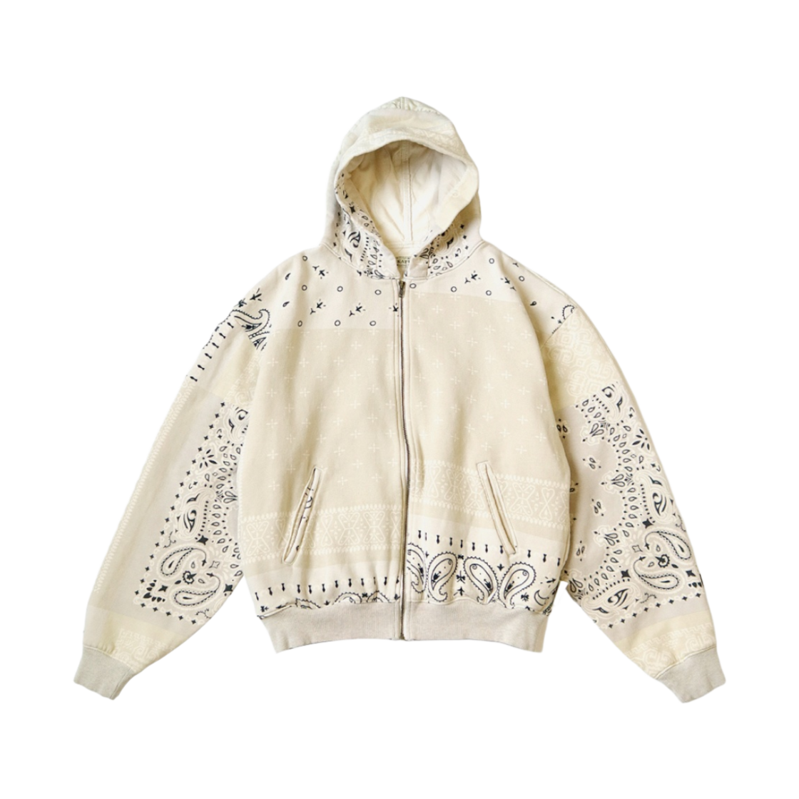 캐피탈 플리스 반다나 비부악 후드 블루종 키나리(Kapital Fleece Bandana Bivouac Hooded Blouson Kinari)