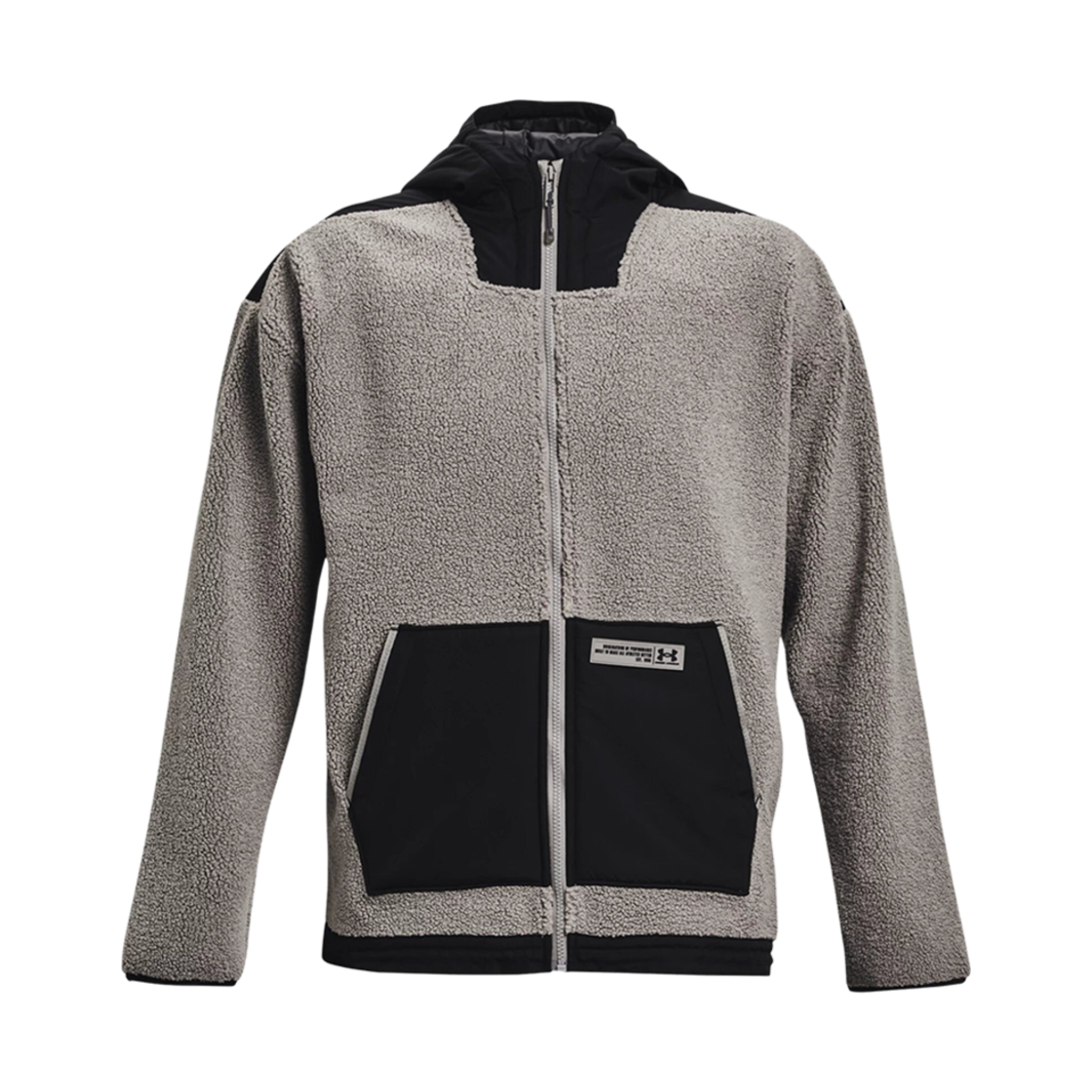 1372656-294 Under Armour UA Mission Insulate Jacket Pewter Black