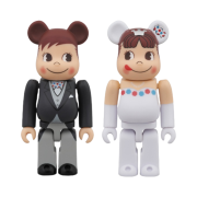 Bearbrick Peko-Chan & Poko-Chan Wedding 2 Pack 100%