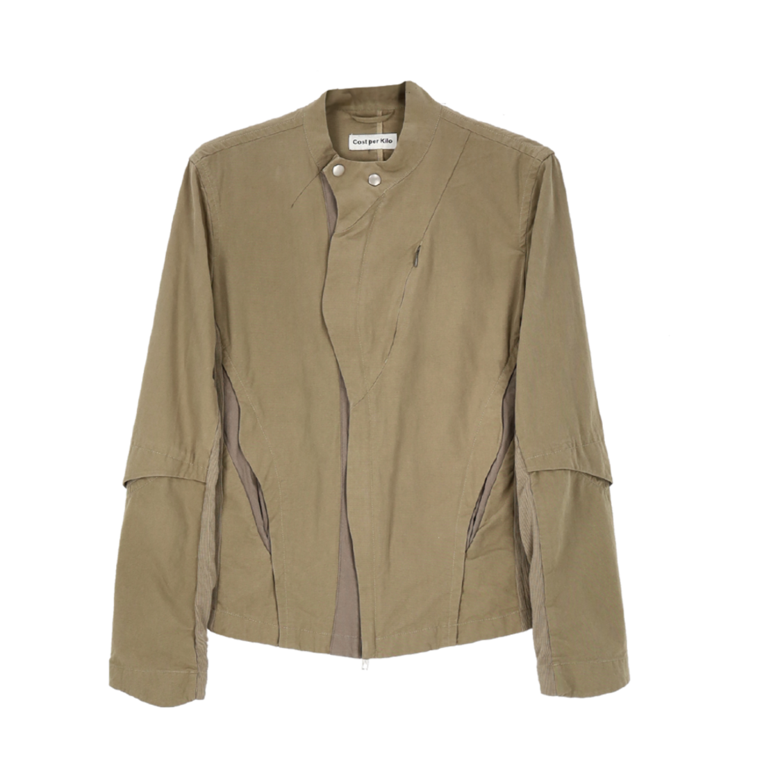 CK25SSJK01OV Cost Per Kilo Mini Moto Jacket Olive