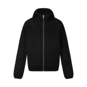 Louis Vuitton Monogram Hooded Denim Jacket Black