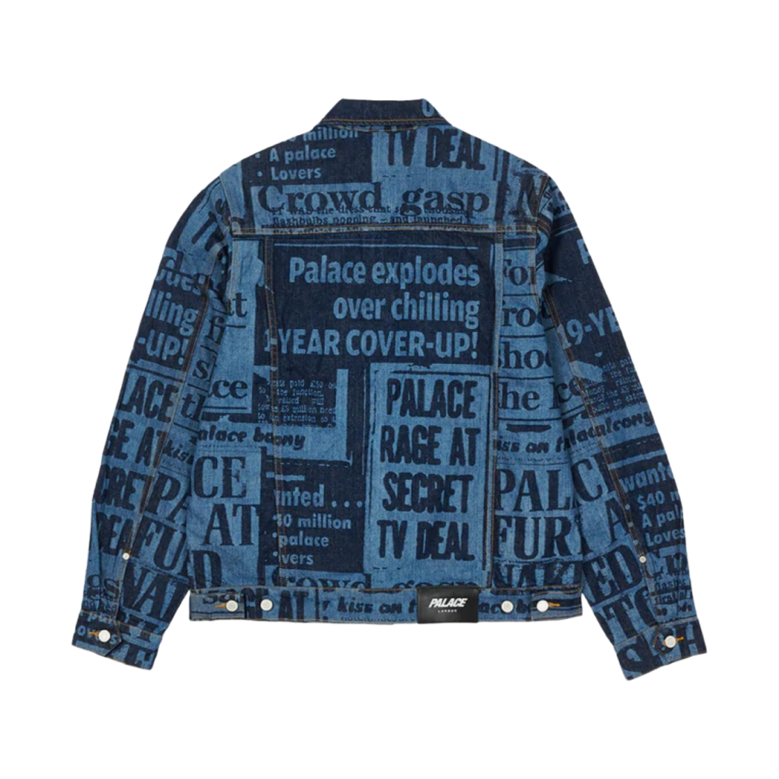 팔라스 타블로이드 데님 자켓 블루 - 22FW(Palace Tabloid Denim Jacket Blue - 22FW) - 2