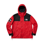 Supreme x The North Face Leather Mountain Parka Red - 18FW