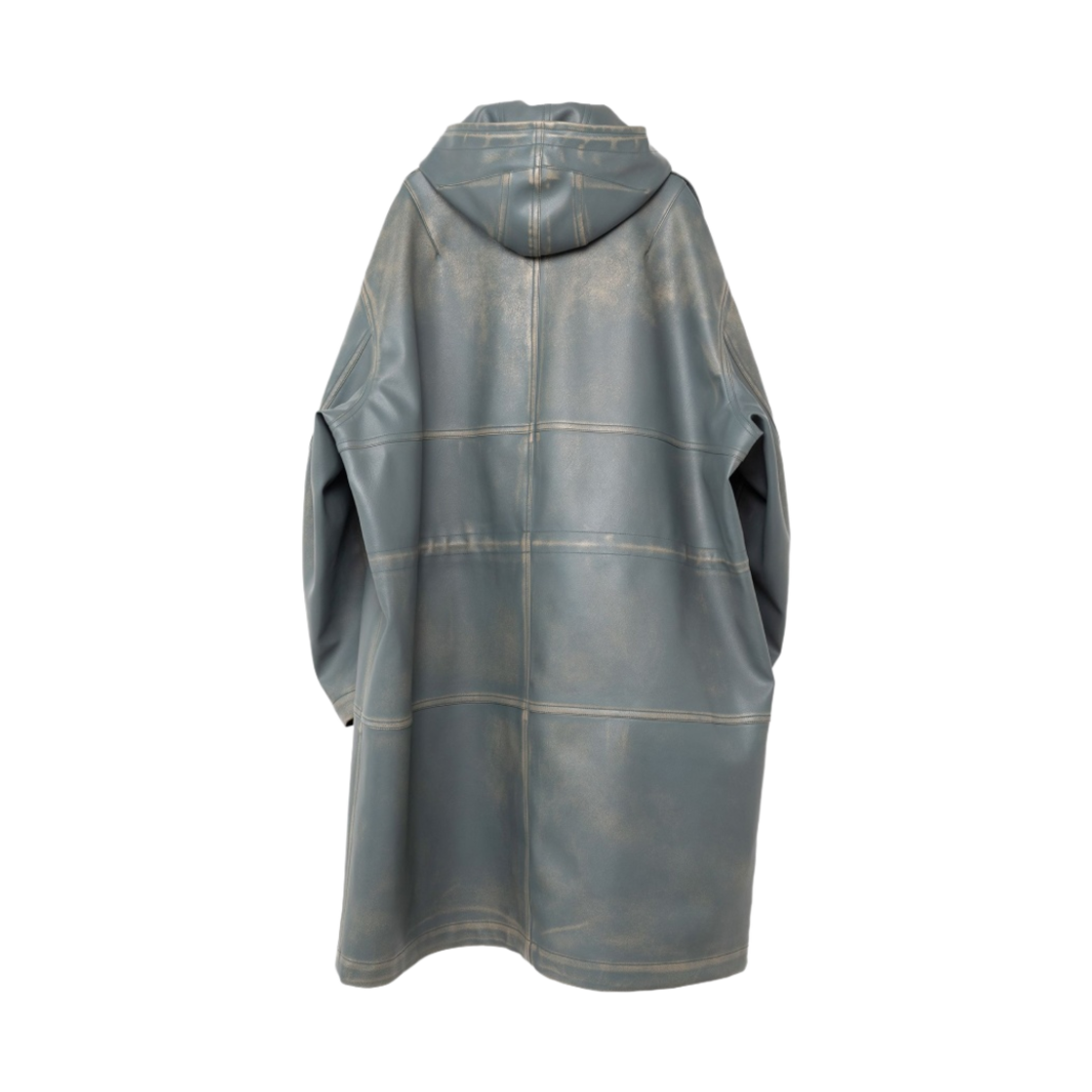 메종 미하라 야스히로 신세틱 레더 코트 블루 그레이(Maison Mihara Yasuhiro Synthetic Leather Coat Blue Gray) - 2