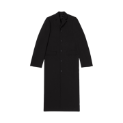 Balenciaga Fitted Coat Black