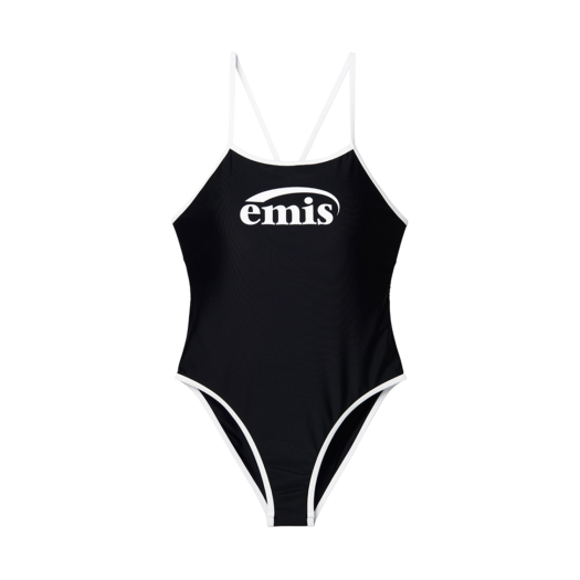 新品　emis LOGO V-BACK STRAP SWIMSUIT 水着　ロゴ LOGO V-BACK STRAP SWIMSUIT (RENEWAL)-PINK - EMIS