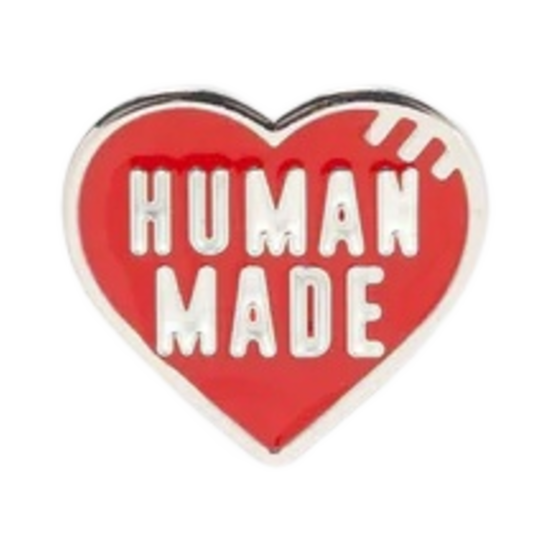 휴먼 메이드 하트 핀 레드 | Human Made | KREAM