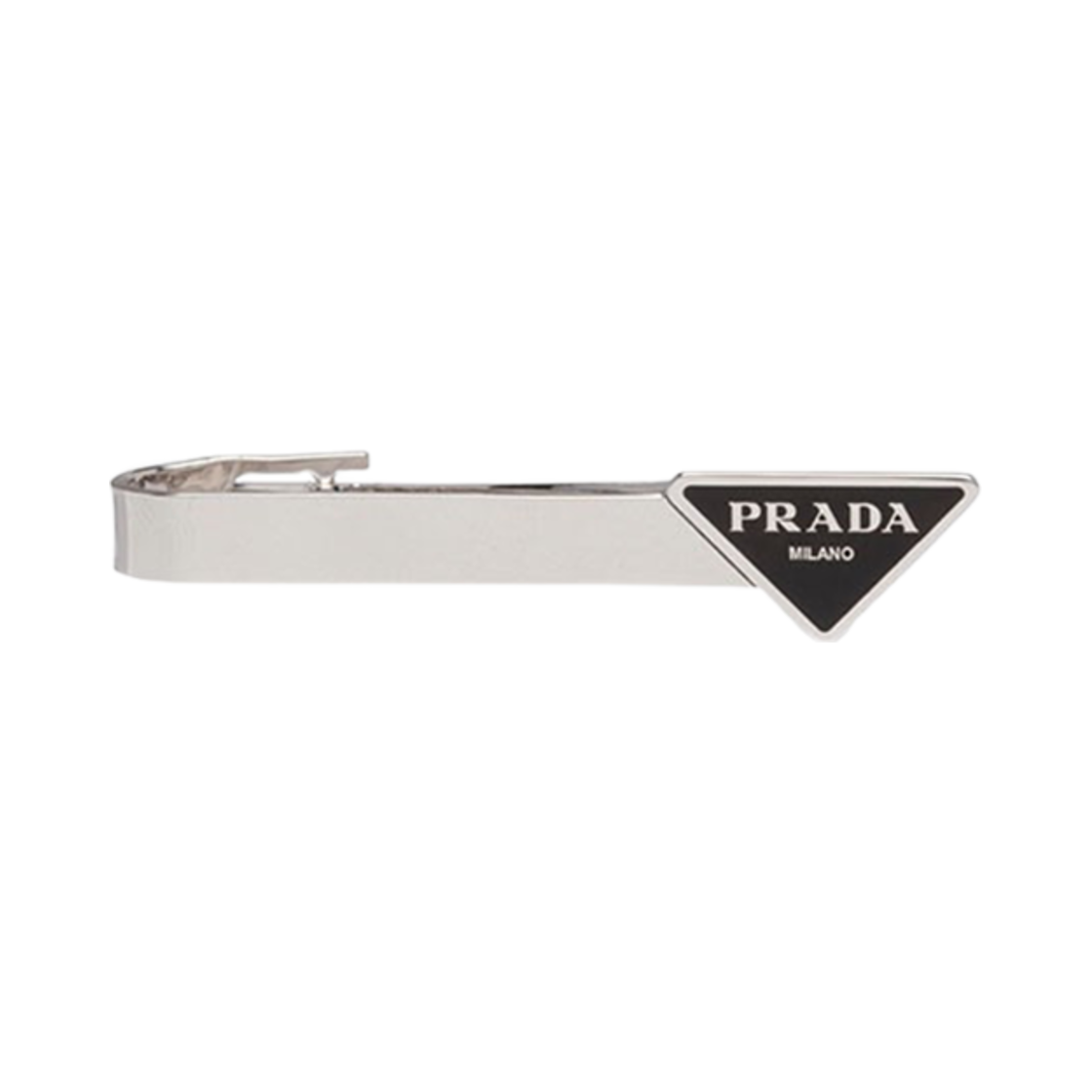 프라다 스털링 실버 타이 클립 블랙(Prada Sterling Silver Tie Clip Black) - 1