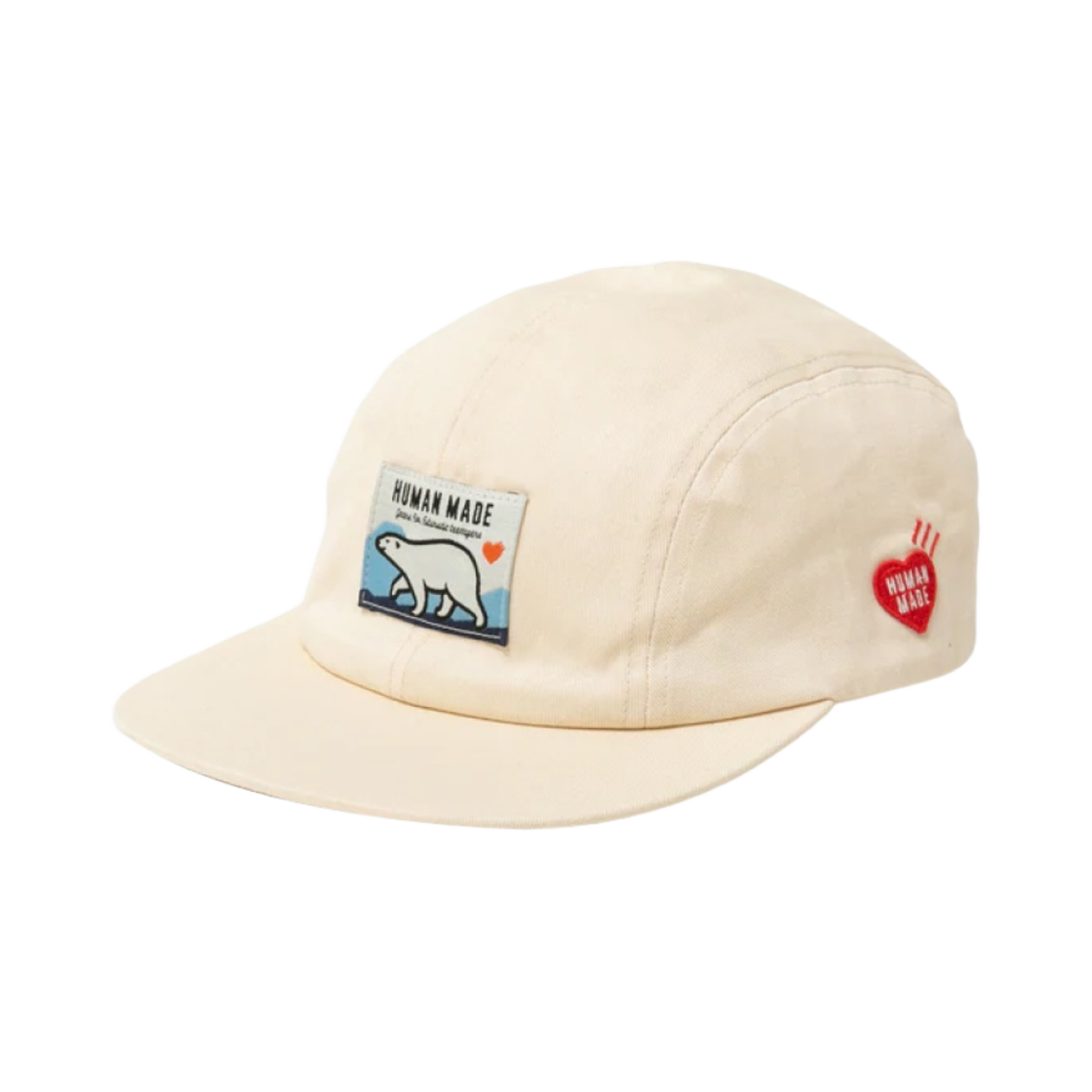 휴먼 메이드 4-패널 트윌 캡 화이트(Human Made 4-Panel Twill Cap White) - 1