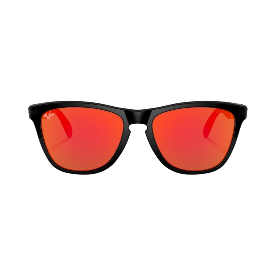 오클리 x 모토GP 프로그스킨 믹스 매트 블랙 잉크 프레임 프리즘 루비 렌즈 하이 브릿지 핏(Oakley x MotoGP Frogskins Mix Matte Black Ink Frame Prizm Ruby Lenses High Bridge Fit) - 2
