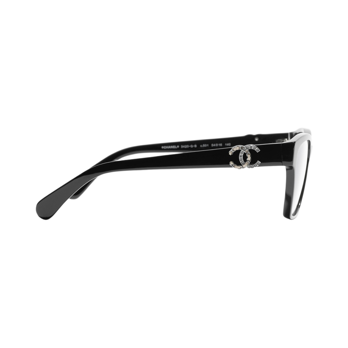 샤넬 캣아이 프레임 아세테이트 & 블랙(Chanel Cat Eye Eyeglasses Acetate & Black) - 3