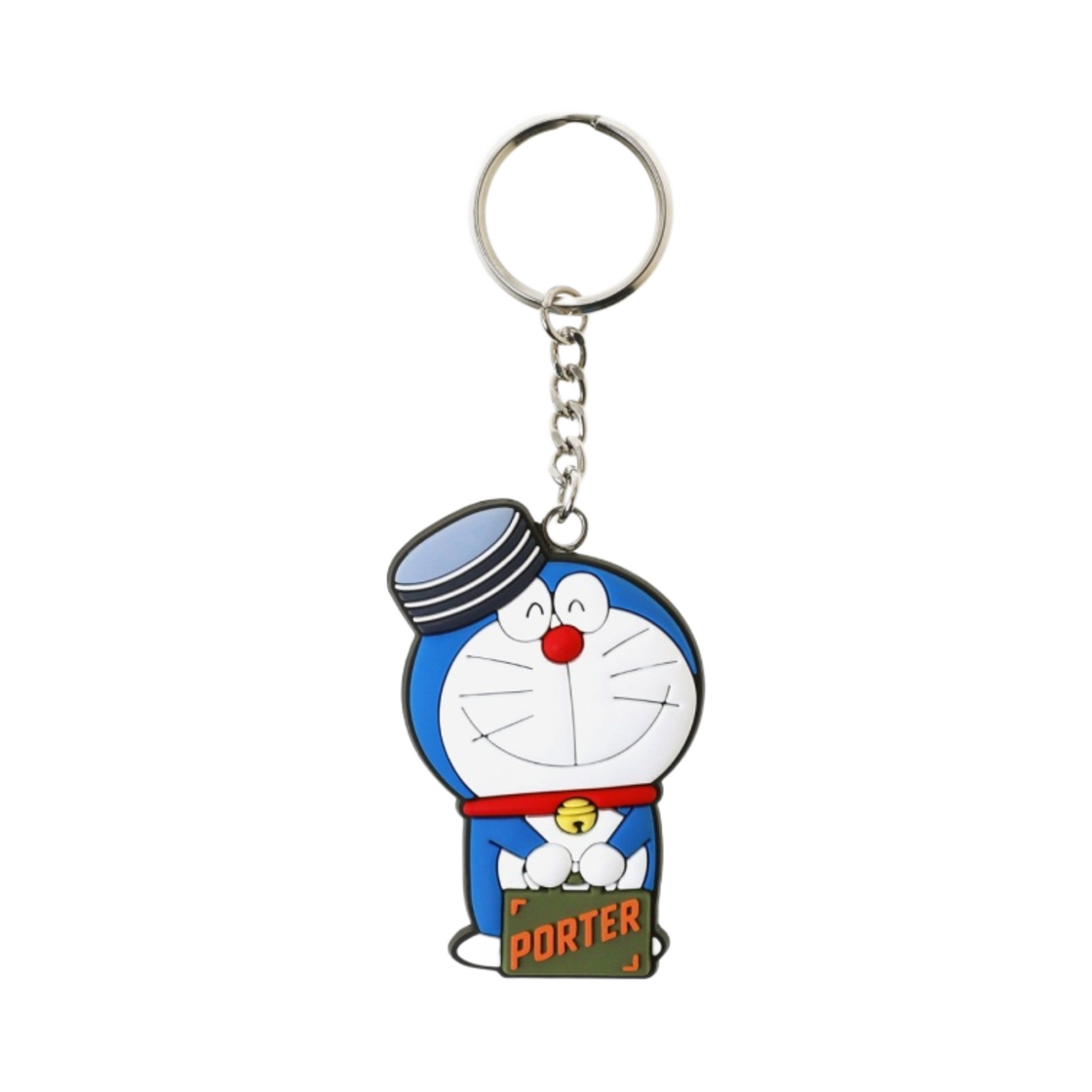 포터 x 도라에몽 키 참 프론트 올리브(Porter x Doraemon Key Charm Front Olive)