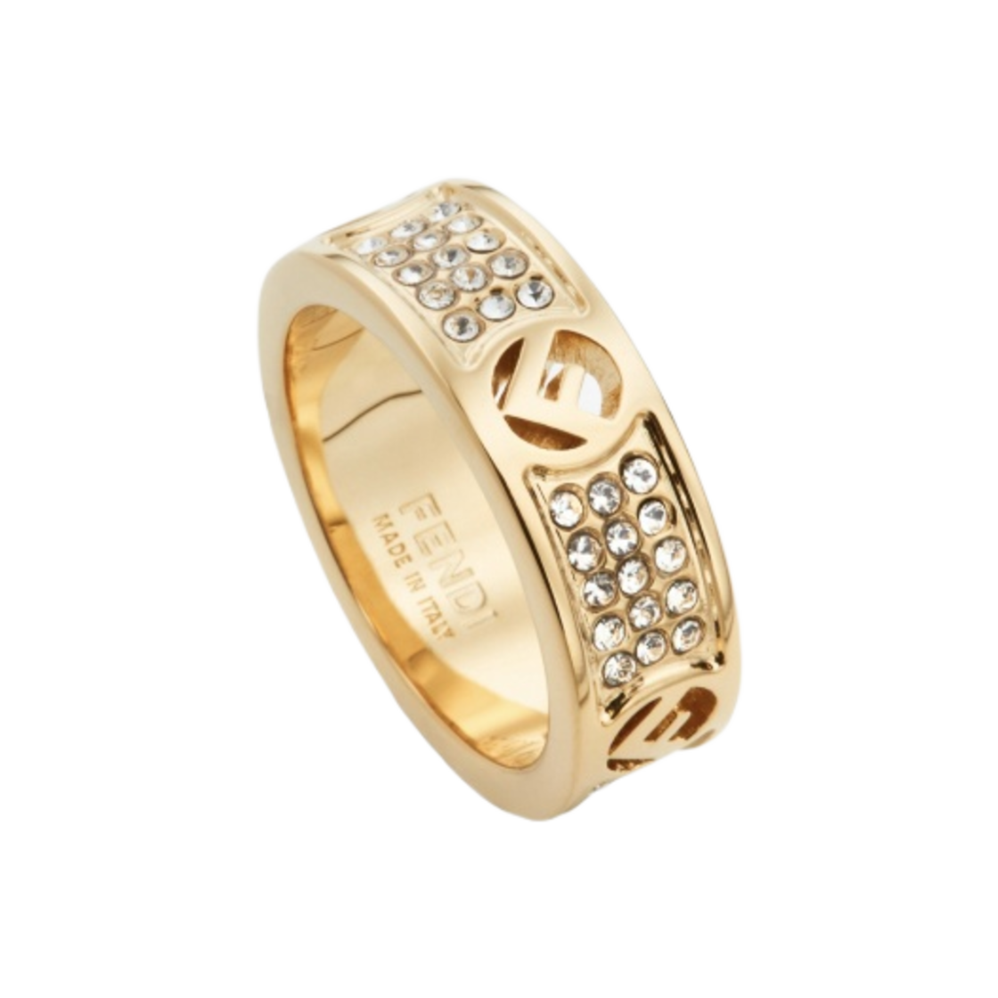 (W) 펜디 F 이즈 펜디 링 골드((W) Fendi F Is Fendi Ring Gold) - 2