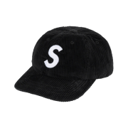 Supreme Corduroy S Logo 6-Panel Black - 23FW