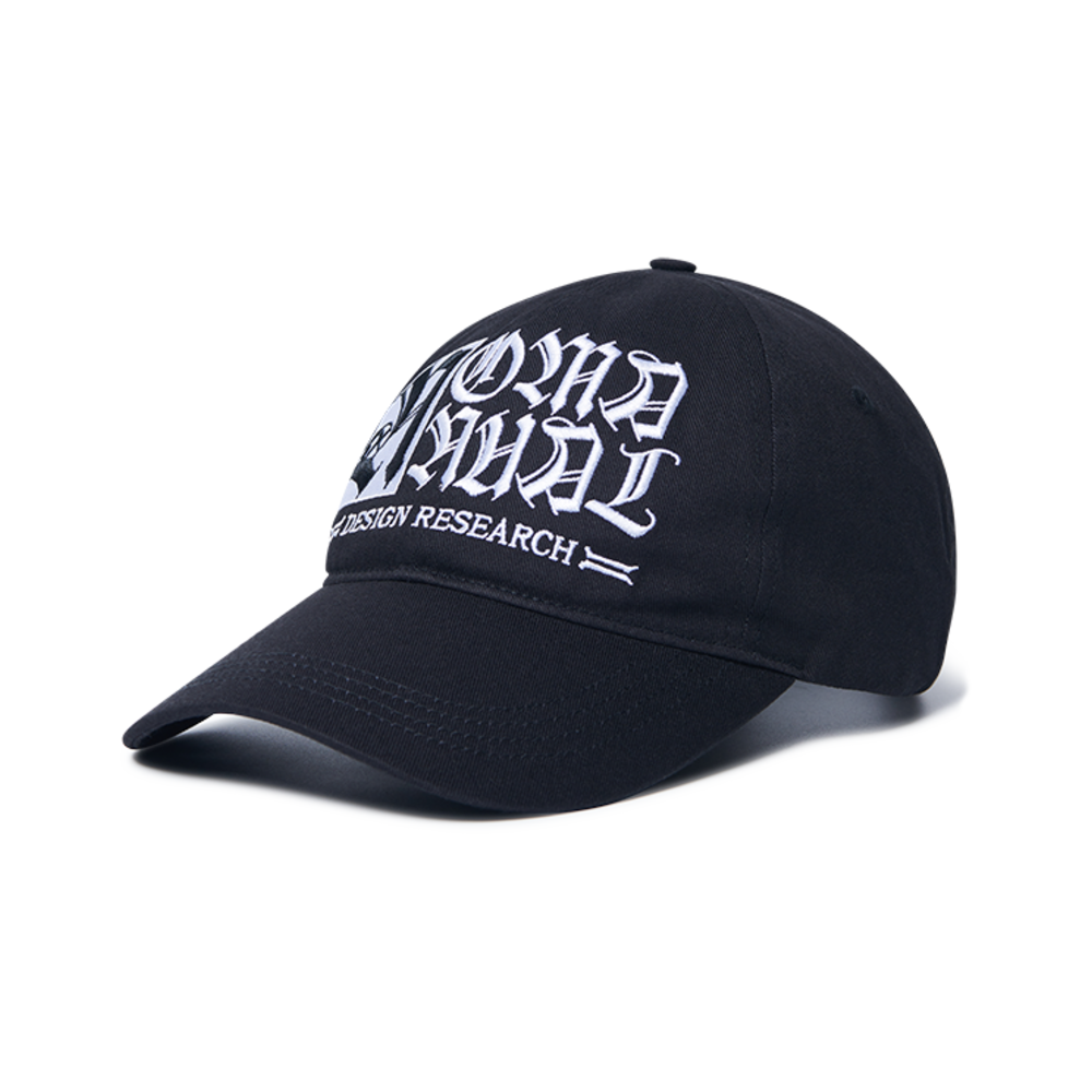 노매뉴얼 드랍 C.T 볼캡 블랙(NOMANUAL Drop C.T Ball Cap Black)