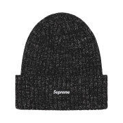 Supreme Overdyed Beanie Metallic Black - 25SS