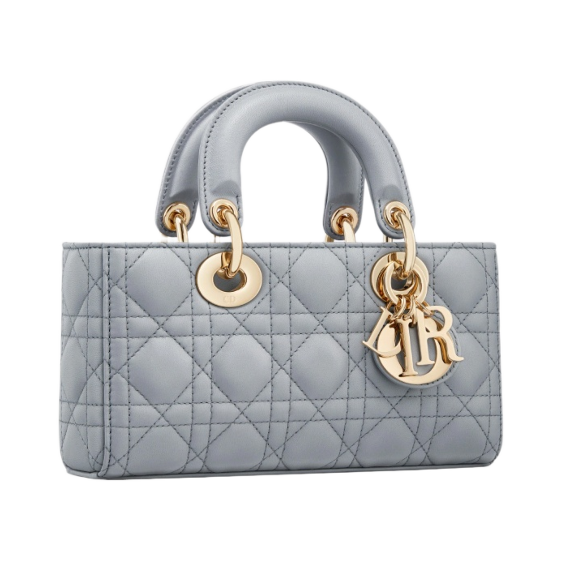 M0613ONGE-M47G Dior Small Lady D-Joy Bag Cannage Lambskin Ethereal Grey - #2