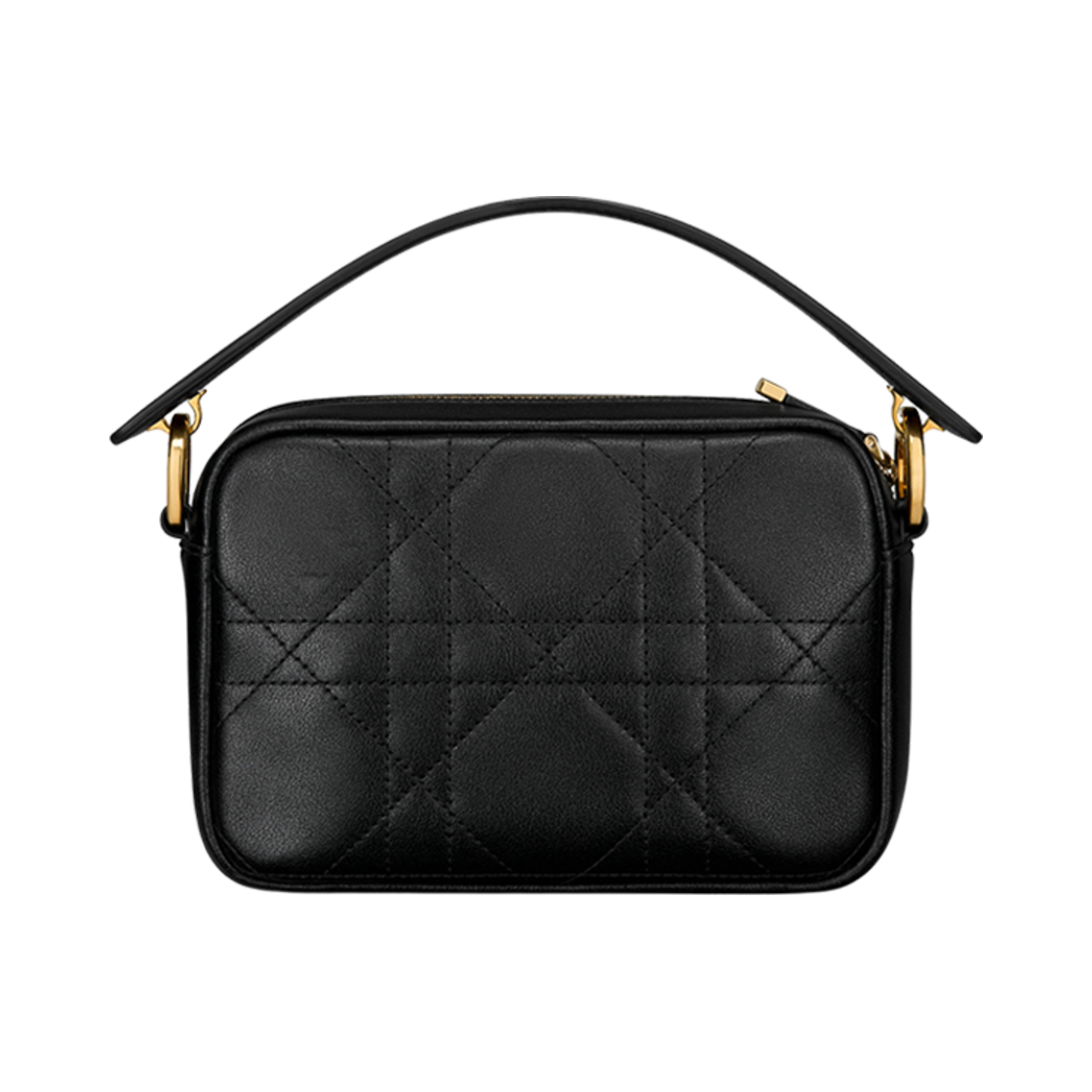 디올 스몰 디올 카로 탑 핸들 카메라백 블랙(Dior Small Dior Caro Top Handle Camera Bag Black) - 3
