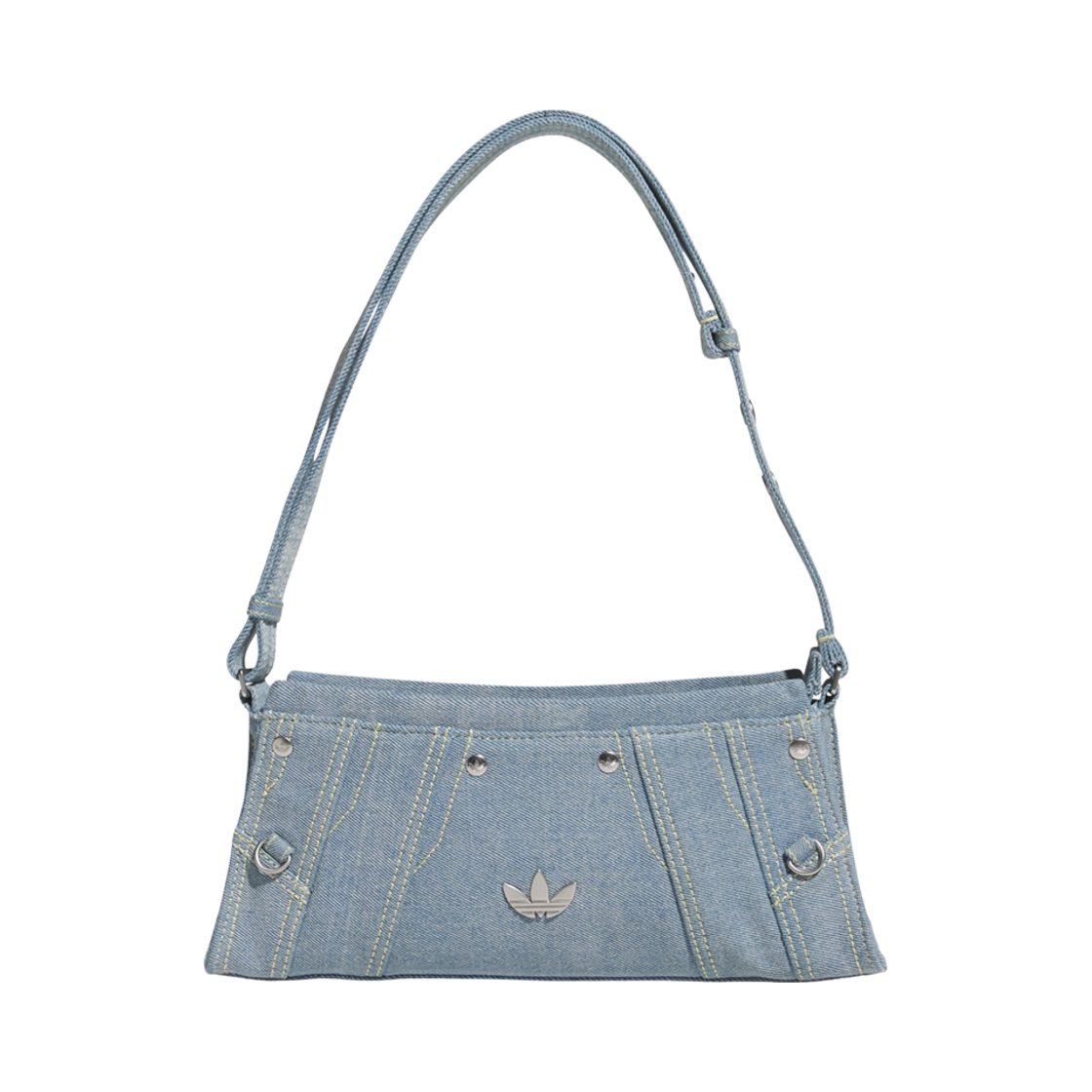 아디다스 오리지널스 데님 숄더백 라이트 블루(Adidas Originals Denim Shoulder Bag Light Blue)