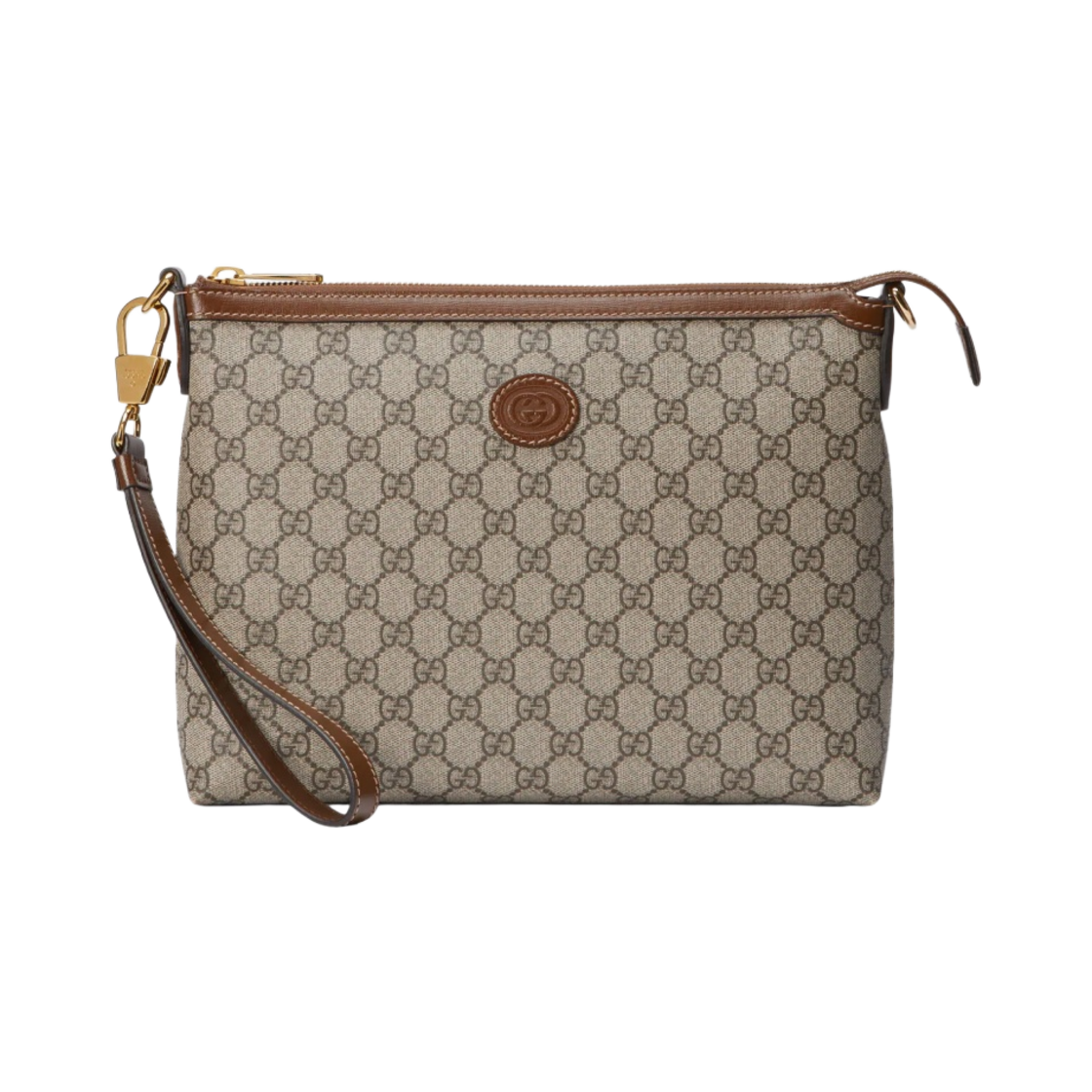 구찌 인터로킹 G 메신저백 베이지 에보니(Gucci Messenger Bag with Interlocking G Beige Ebony) - 1