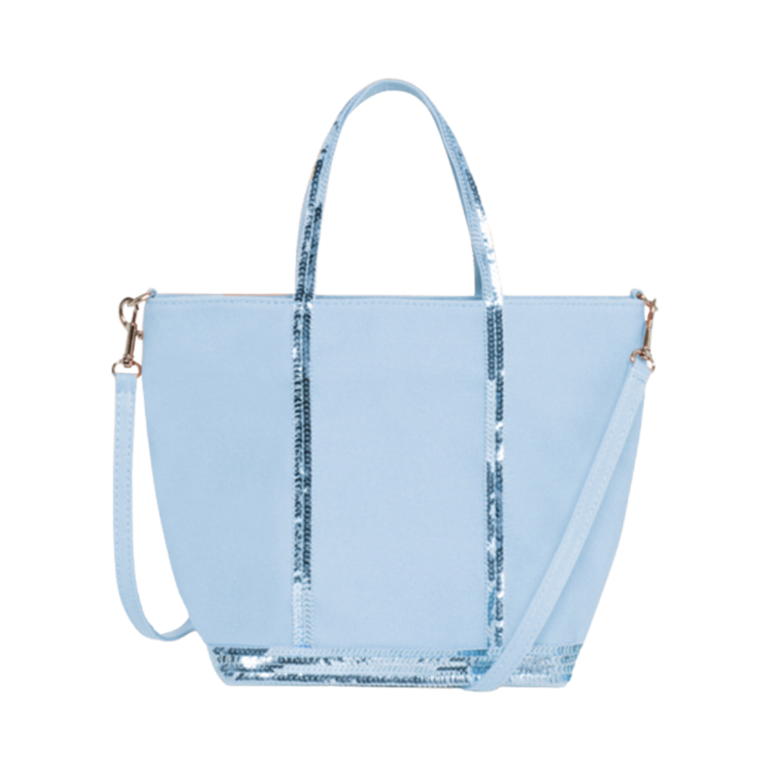 0PVE01-V40435-899 Vanessa Bruno Canvas S Cabas Tote Light Indigo