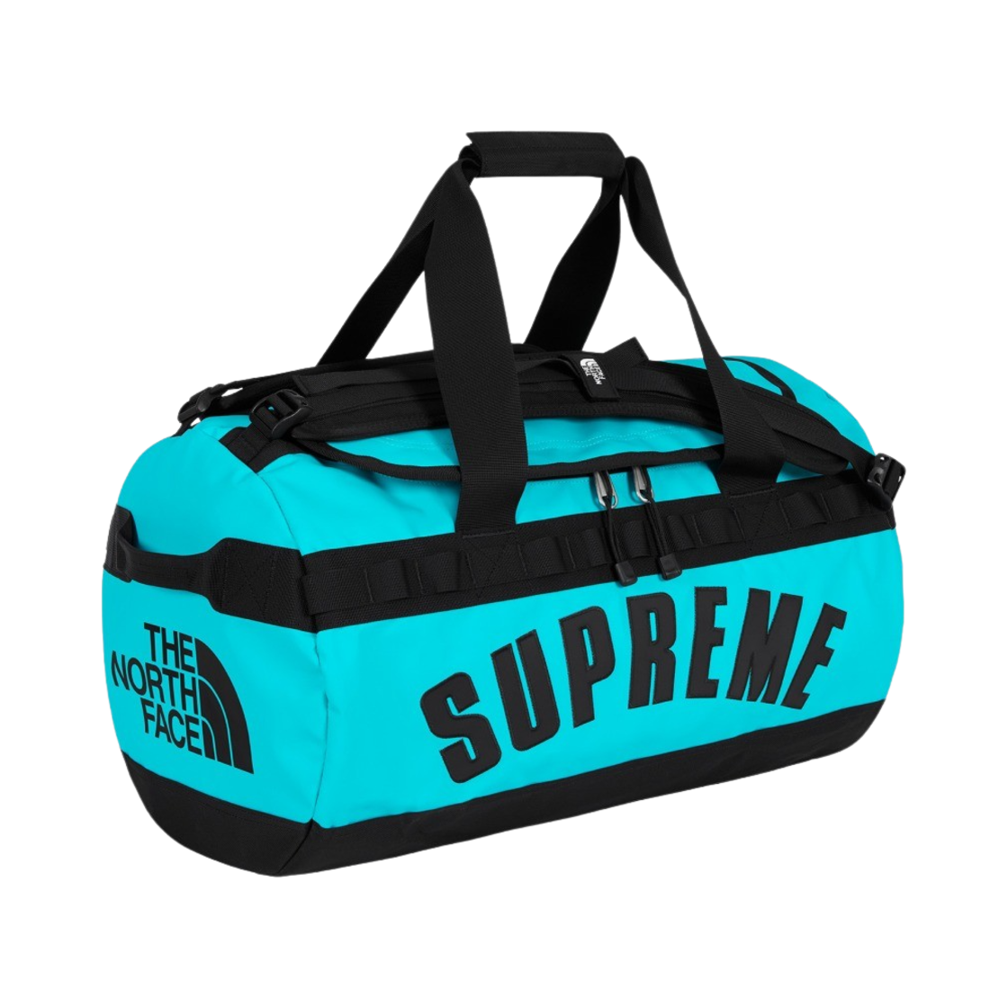 - Supreme x The North Face Arc Logo Small Base Camp Duffle Bag Teal - 19SS