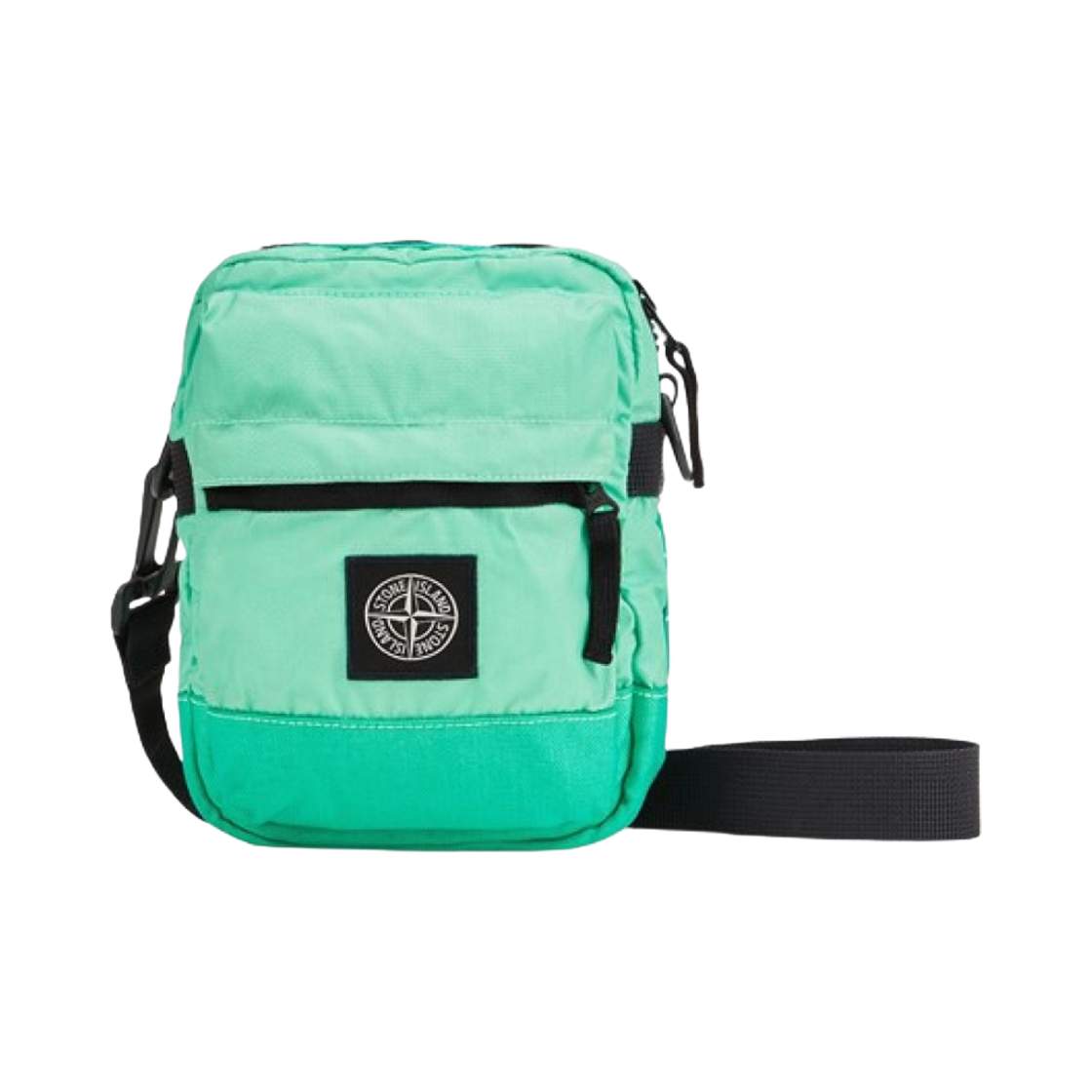 스톤 아일랜드 90870 무솔라 고마타 캔버스 스몰 파우치 백 라이트 그린 - 23FW(Stone Island 90870 Mussola Gommata Canvas Small Pouch Bag Light Green - 23FW) - 1