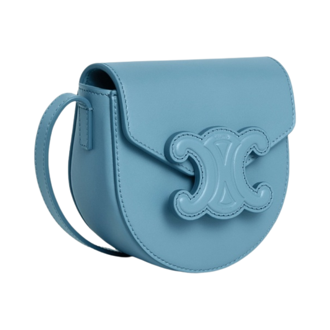 셀린느 스무스 카프스킨 미니 베사체 레더 트리옹프 데님(Celine Mini Besace Cuir Triomphe in Smooth Calfskin Denim) - 2