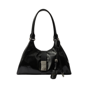 Prada Medium Leather Tote Bag Black