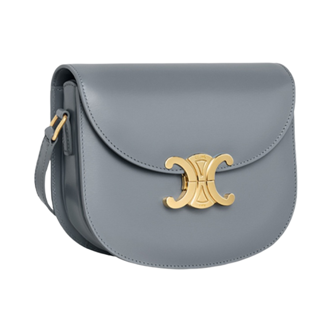 셀린느 베사체 클리아 샤이니 카프스킨 블루 그레이(Celine Besace Clea in Shiny Calfskin Blue Grey) - 2