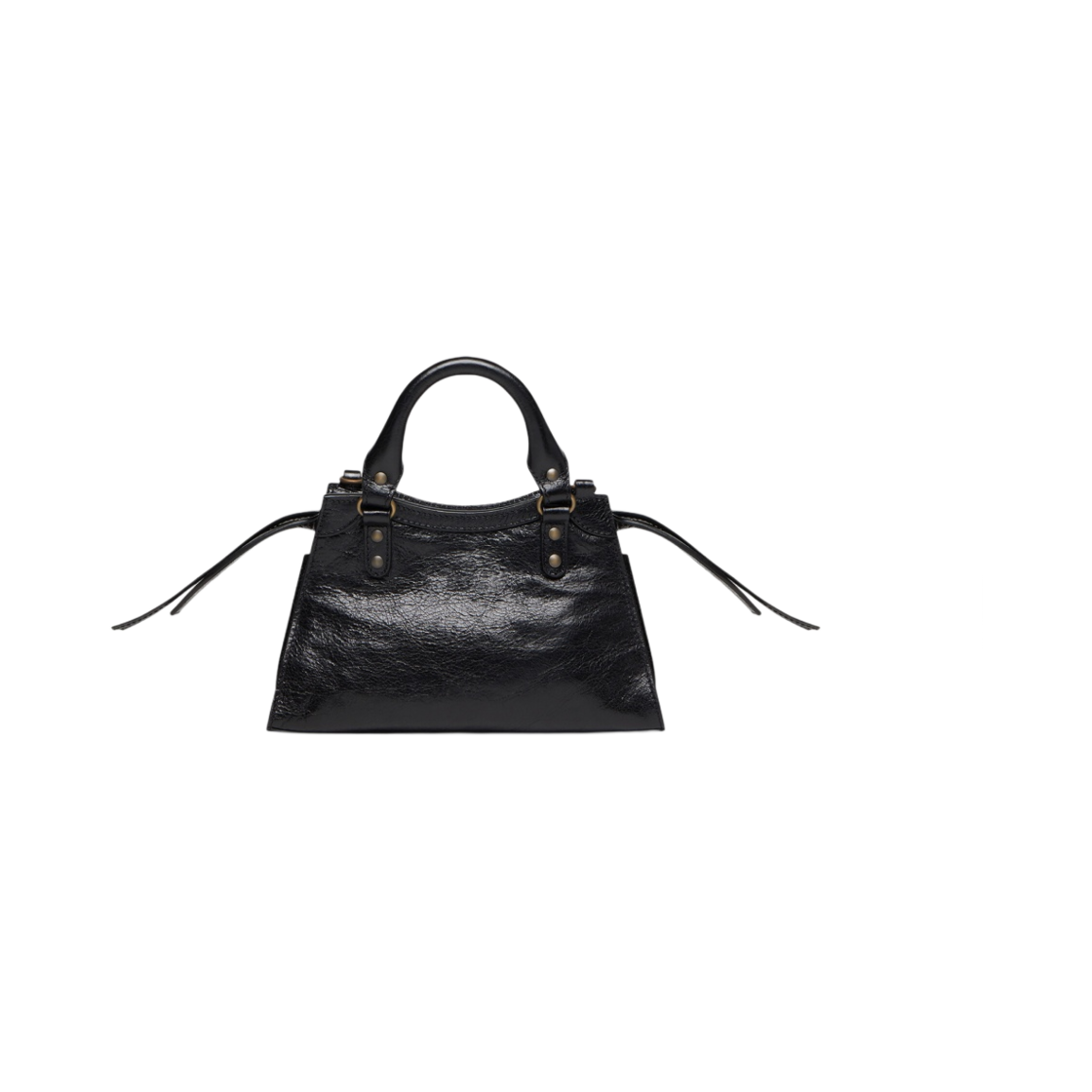 발렌시아가 핀 네오 클래식 미니 핸드백 블랙(Balenciaga Neo Classic Mini Handbag with Pins Black) - 3